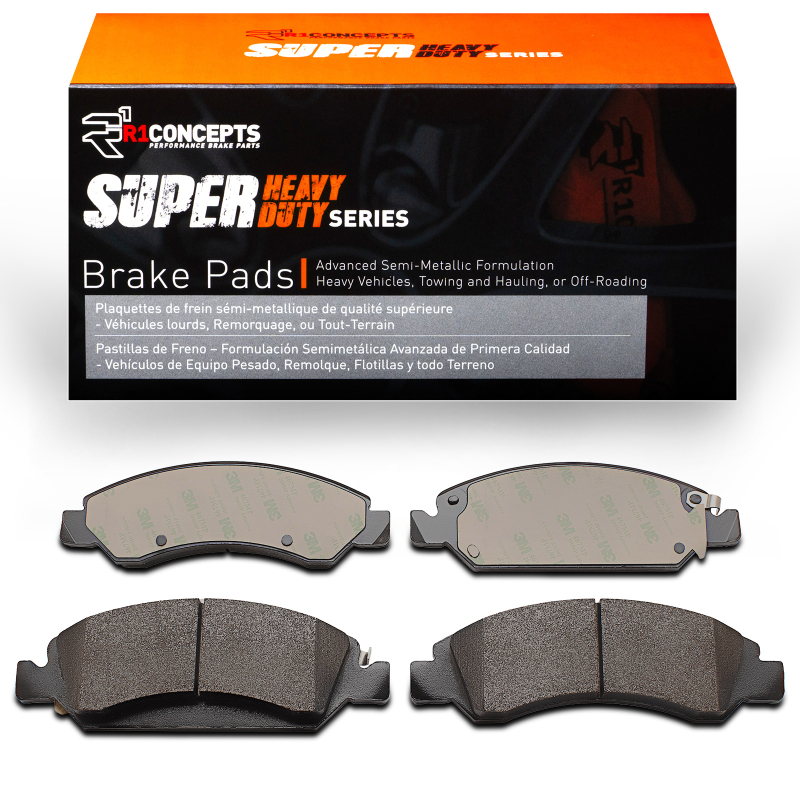 GMC Sierra 1500 Brake Pads - Front - R1 Concepts - Super Duty - `05-`20